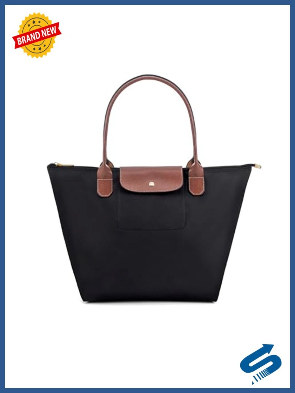 Foldable Nylon Tote Bag Waterproof Shoulder Hobo Handbag Travel